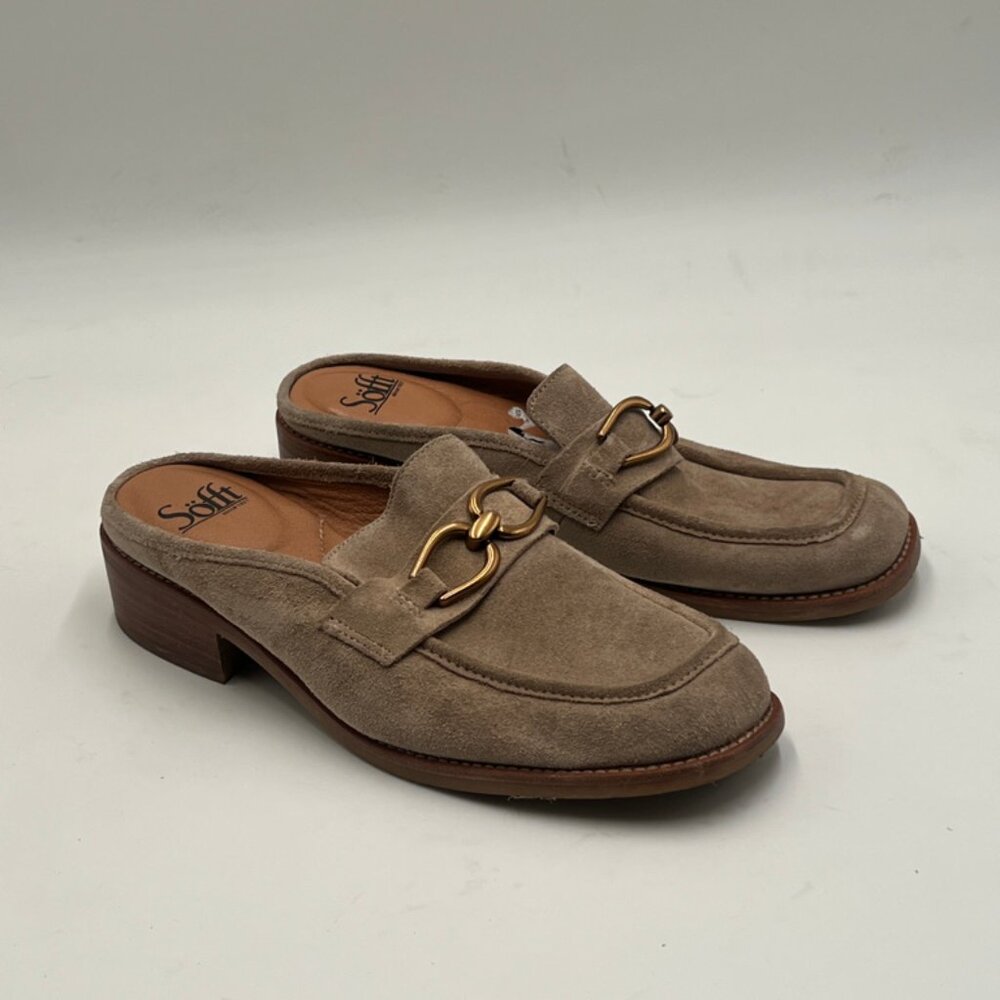 SOFFT Fern Suede Rosalia Comfort Slip On Mules 8M